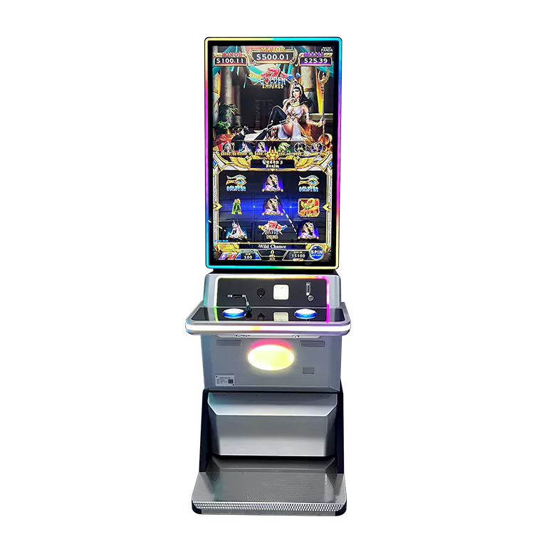 43 inch touch vertical screen slot cabinet