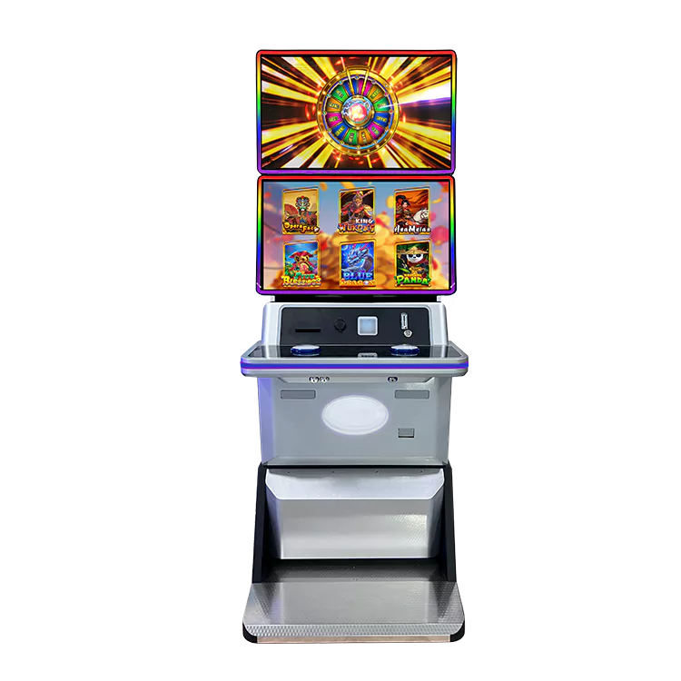 21 inch touch dual screen slot cabinet horizontal
